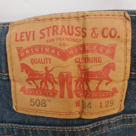 508 Levi's Jeans  34 X 29 - Picture 5 of 9